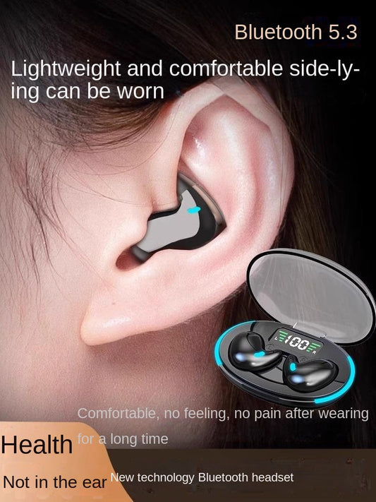 Bone Conduction Sleep Bluetooth Headset 2024 New Real Wireless Does Not Enter The Ear For A Long Time To Wear Painless Long Battery Life Large Power